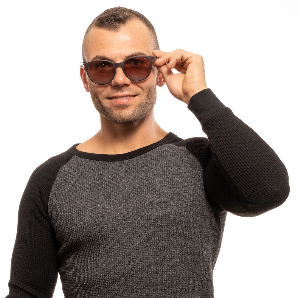 Lunettes de soleil pour homme BMW, couleur marron