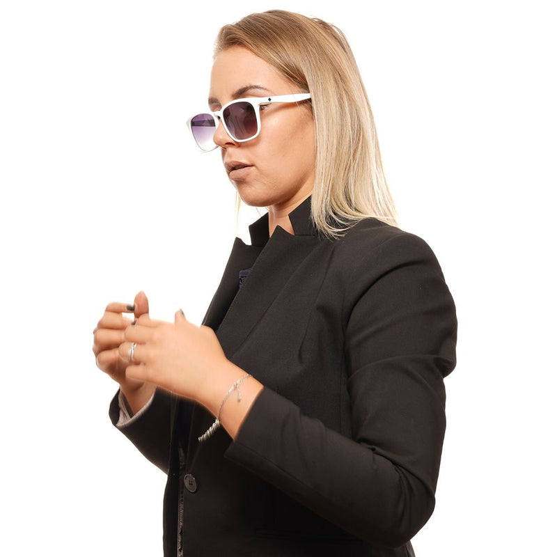 Lunettes de soleil unisexes Spy White - Verres dégradés élégants