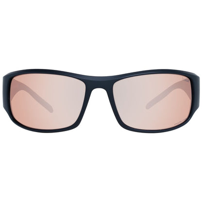 Lunettes de soleil unicolore noires Bolle