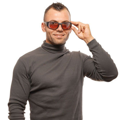 Lunettes de soleil unicolore noires Bolle