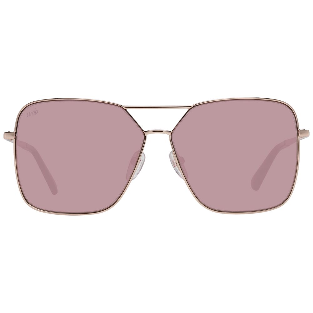 Web Rose Gold Women Sunglasses - Chic & Protective Eyewear