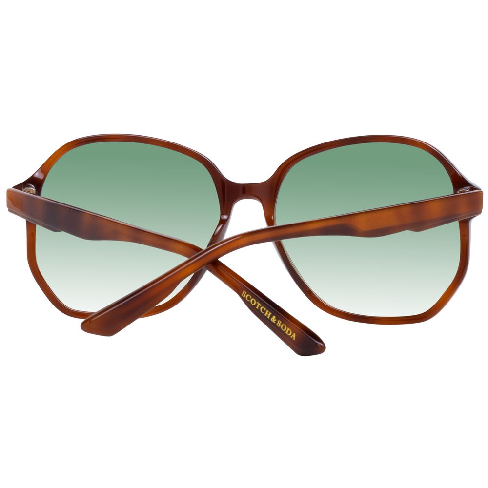 Lunettes de soleil pour femme marron Scotch &amp; Soda