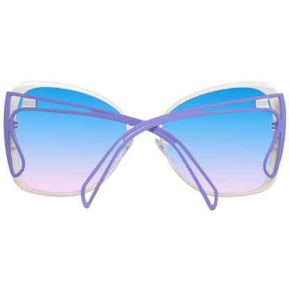 Lunettes de soleil pour femme crème Emilio Pucci