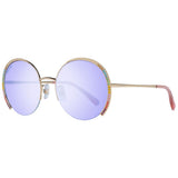 Lunettes de soleil pour femme, dorées, Swarovski