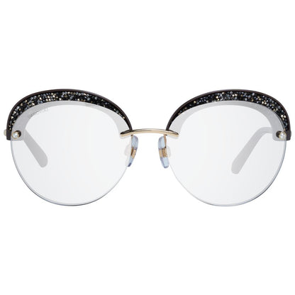 Lunettes de soleil pour femme, dorées, Swarovski