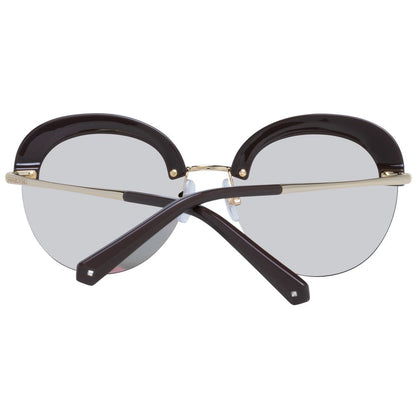Lunettes de soleil pour femme, dorées, Swarovski