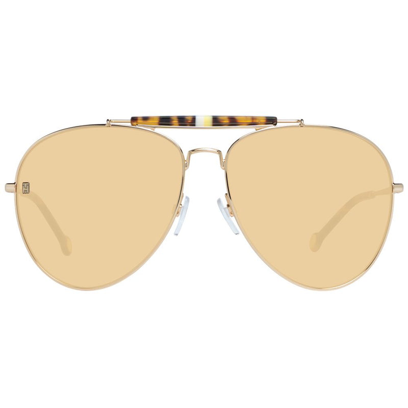 Lunettes de soleil Tommy Hilfiger dorées pour femme