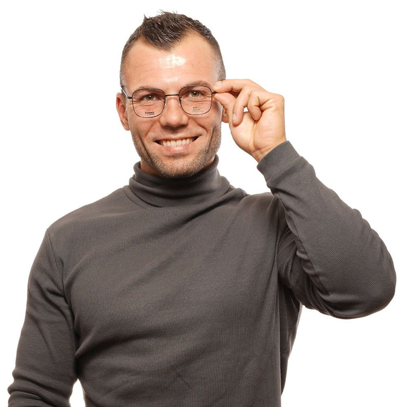 Monture de lunettes unisexe noire Tommy Hilfiger