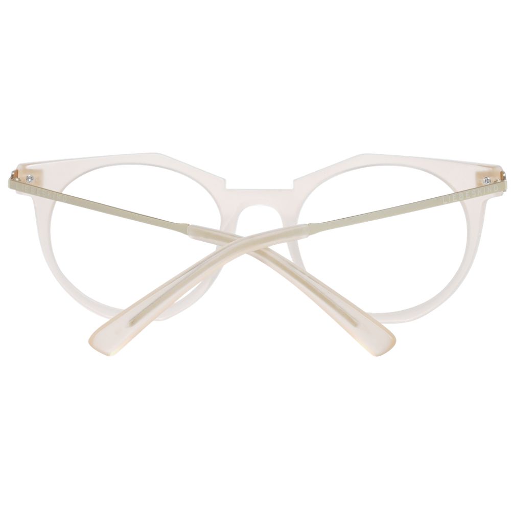 Liebeskind Beige Unisex Glasses Frame - Élégant et Polyvalent