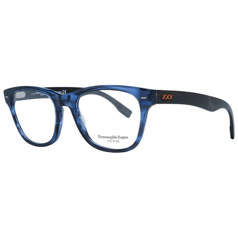 Monture de lunettes pour homme Ermenegildo Zegna, bleu.