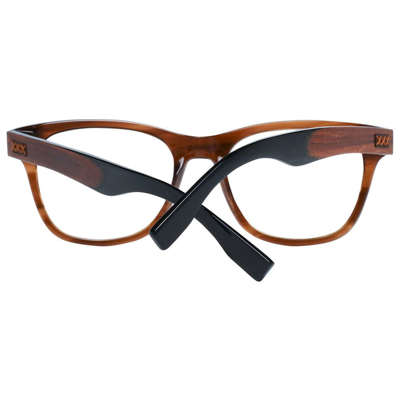Monture de lunettes pour homme marron Ermenegildo Zegna