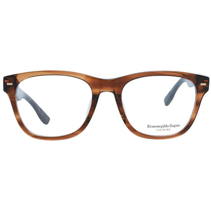 Monture de lunettes pour homme marron Ermenegildo Zegna