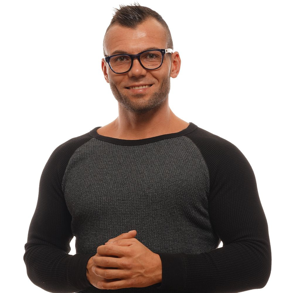 Monture de lunettes pour homme Ermenegildo Zegna, bleu.