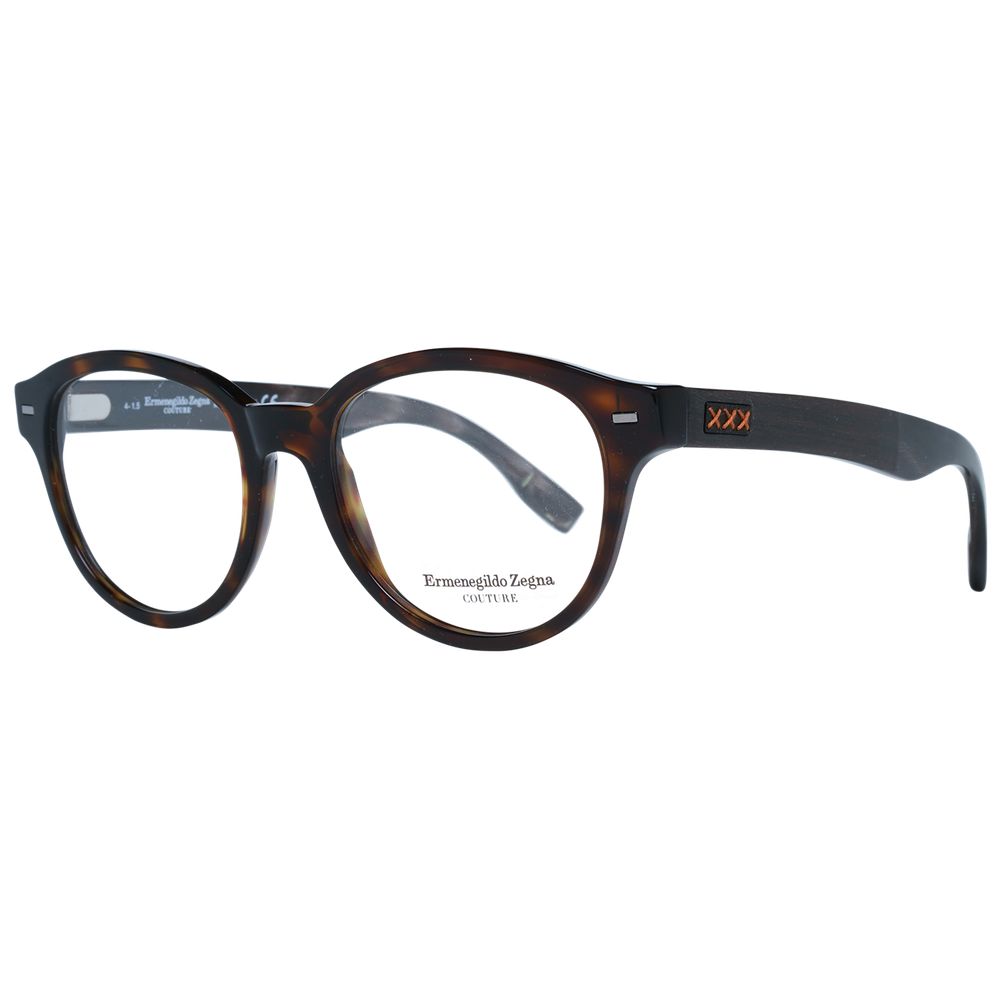 Monture de lunettes pour homme marron Ermenegildo Zegna