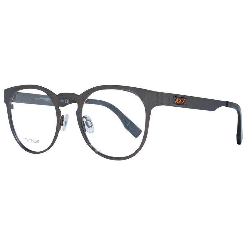 Monture de lunettes pour homme grise Ermenegildo Zegna