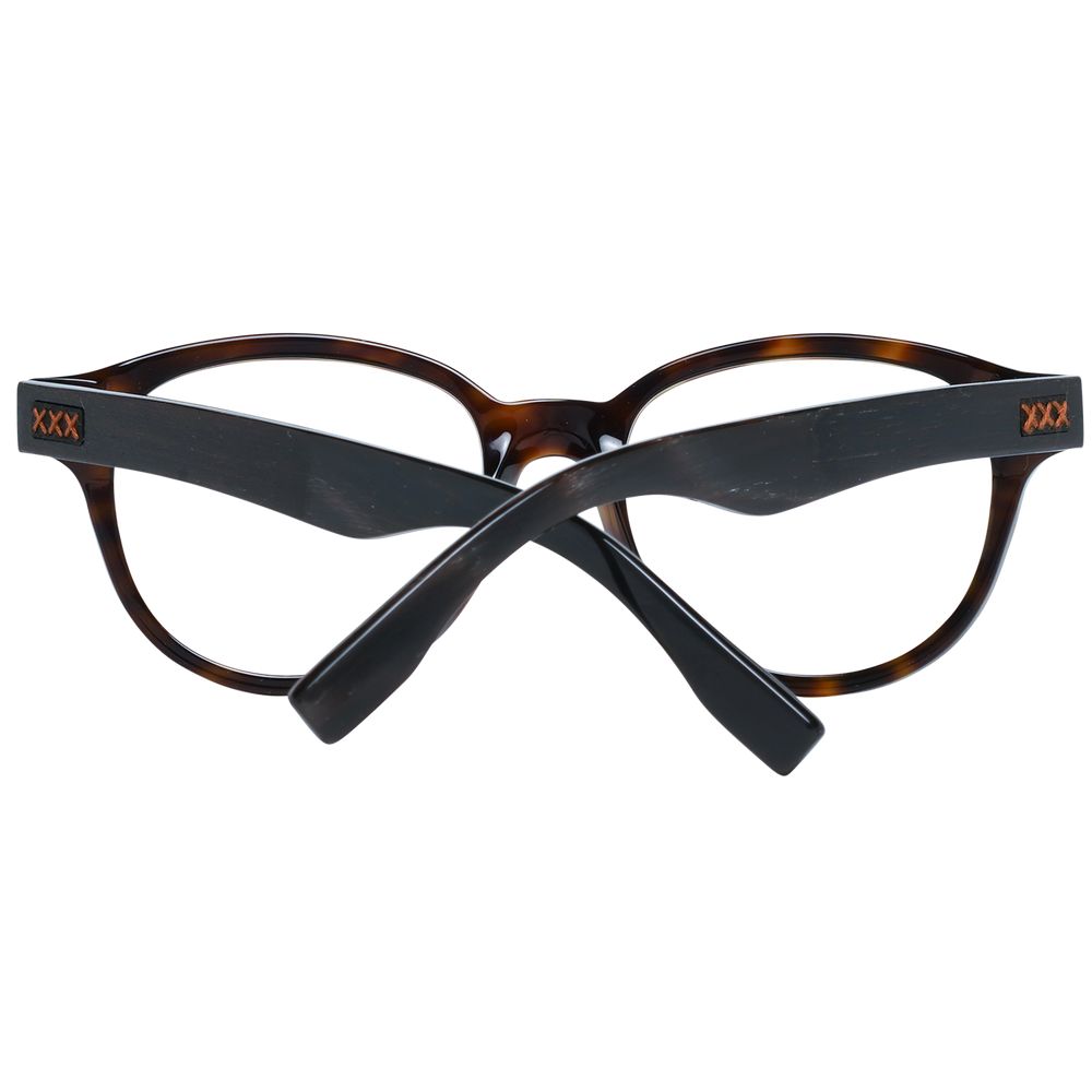 Monture de lunettes pour homme marron Ermenegildo Zegna