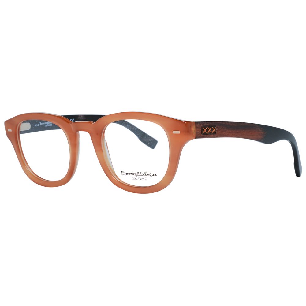 Monture de lunettes pour homme marron Ermenegildo Zegna