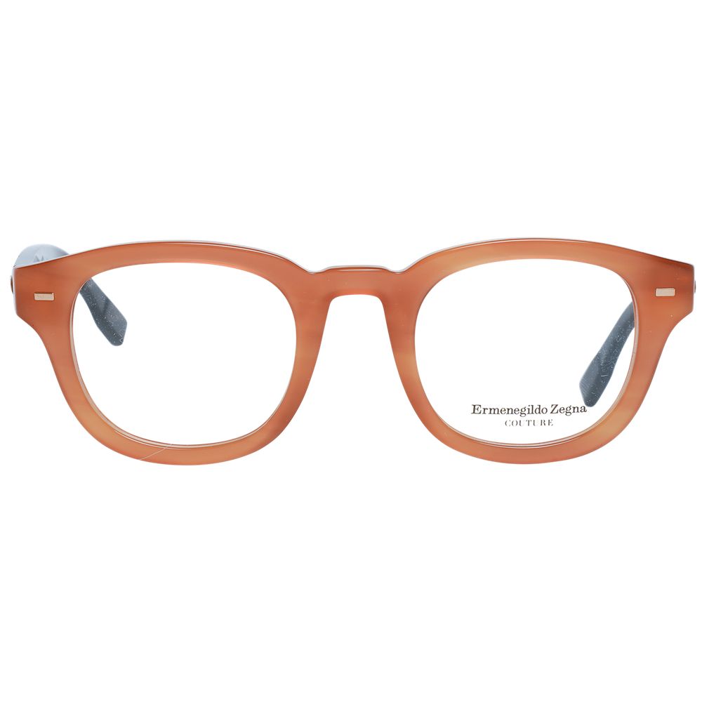 Monture de lunettes pour homme marron Ermenegildo Zegna
