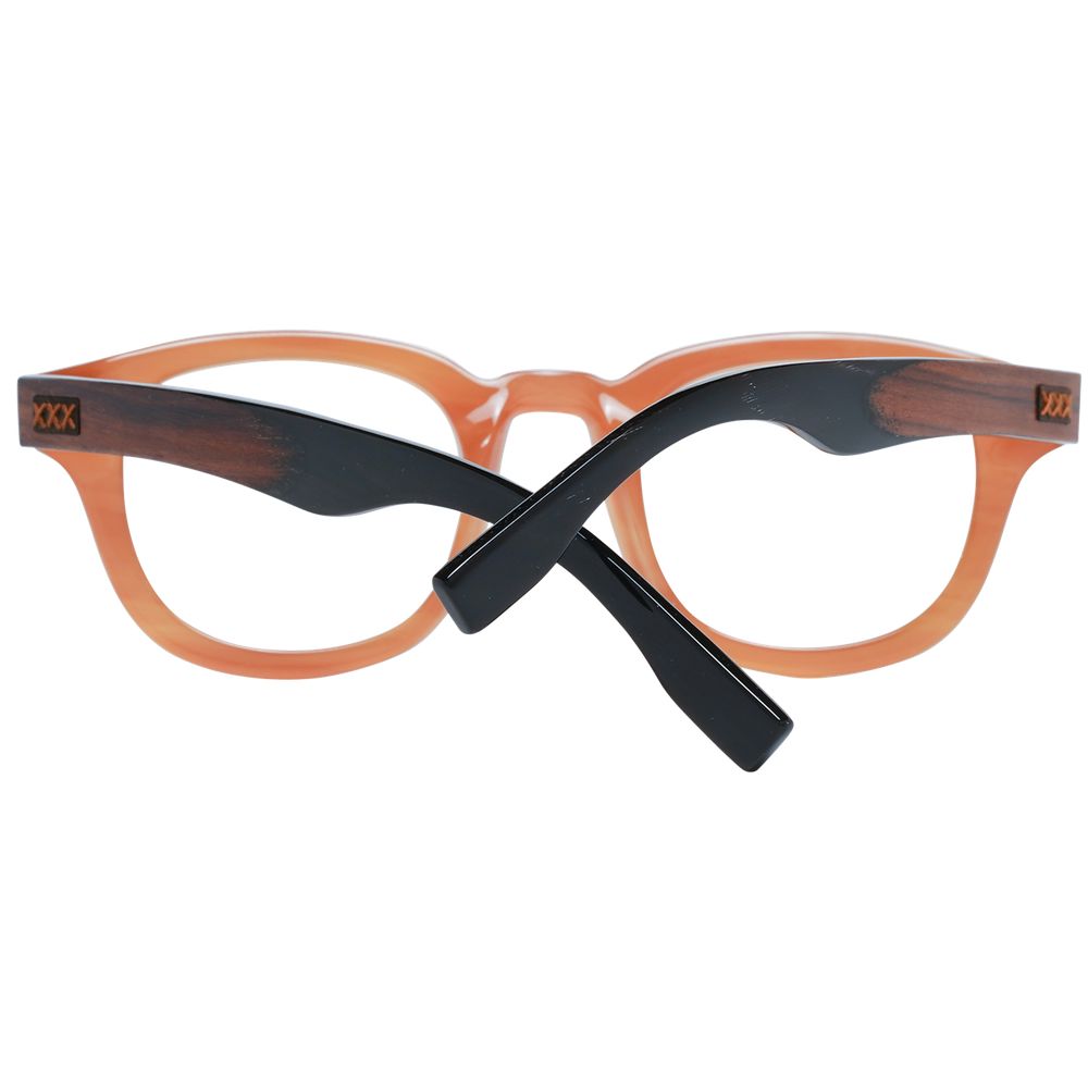 Monture de lunettes pour homme marron Ermenegildo Zegna