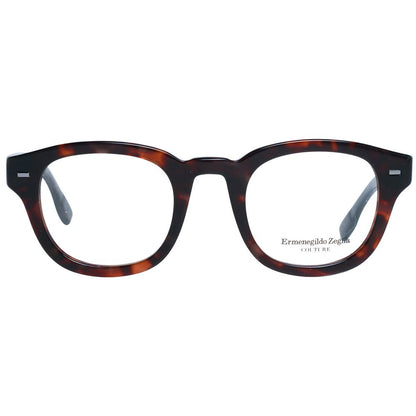 Monture de lunettes pour homme marron Ermenegildo Zegna