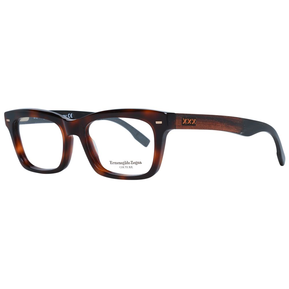 Monture de lunettes pour homme marron Ermenegildo Zegna
