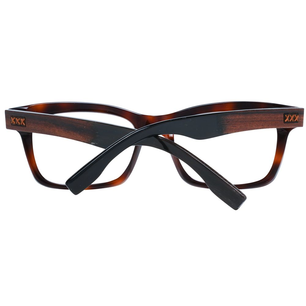Monture de lunettes pour homme marron Ermenegildo Zegna