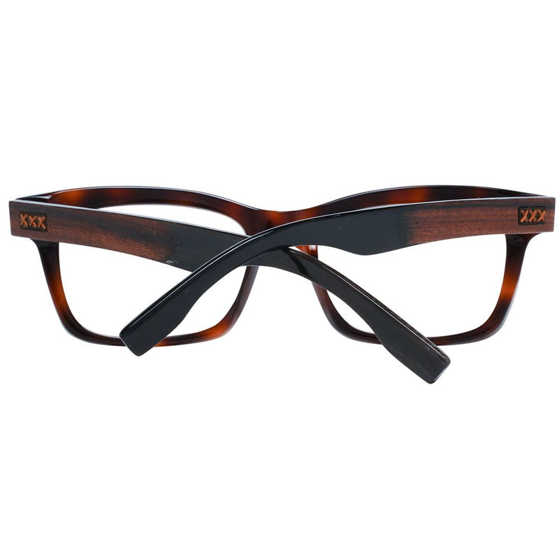 Monture de lunettes pour homme marron Ermenegildo Zegna