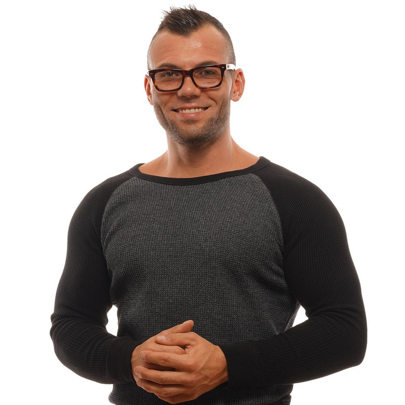 Monture de lunettes pour homme marron Ermenegildo Zegna