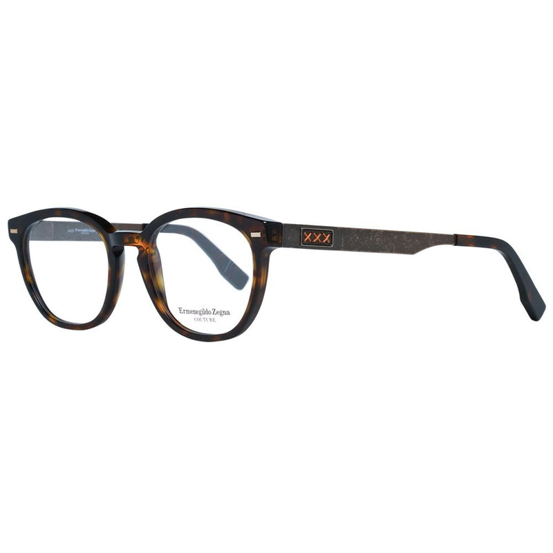 Monture de lunettes pour homme marron Ermenegildo Zegna