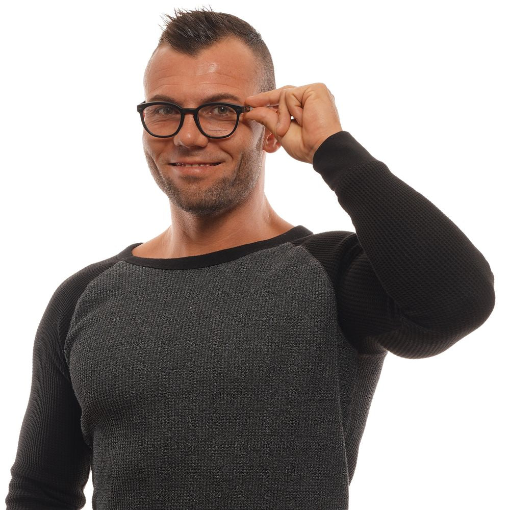 Monture de lunettes pour homme noire Ermenegildo Zegna