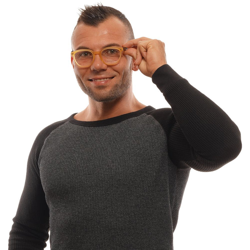 Monture de lunettes Ermenegildo Zegna orange pour homme