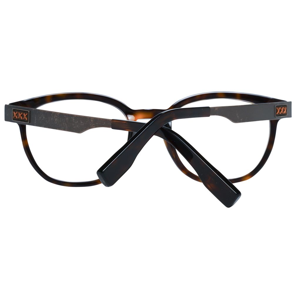 Monture de lunettes pour homme marron Ermenegildo Zegna