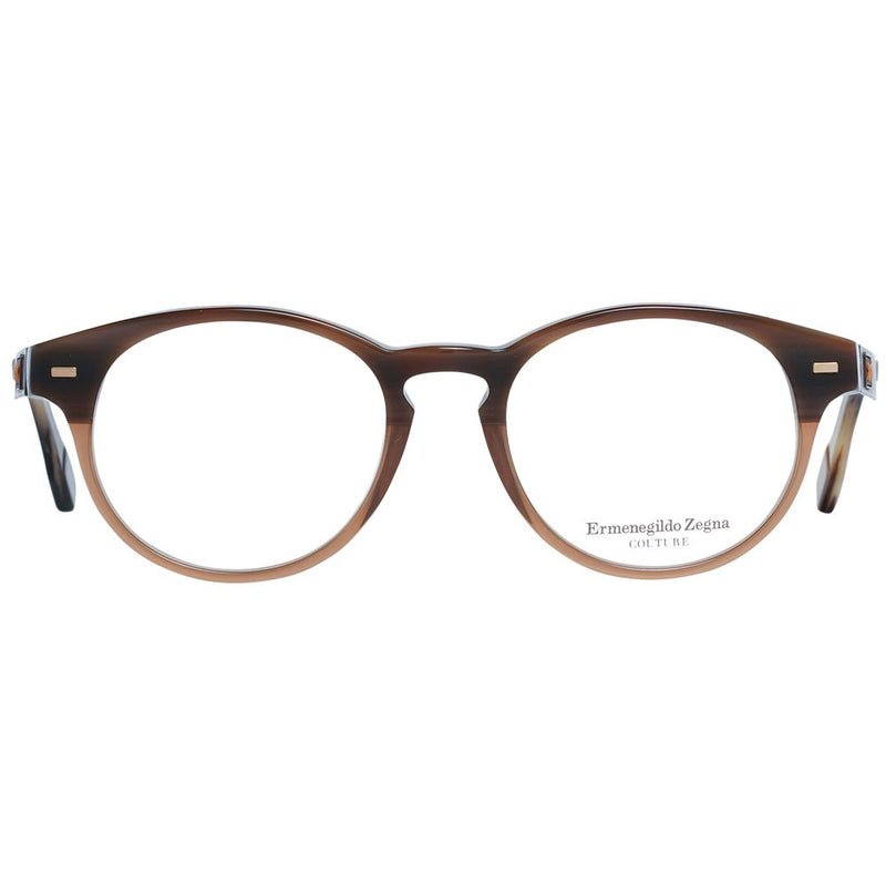 Monture de lunettes pour homme marron Ermenegildo Zegna