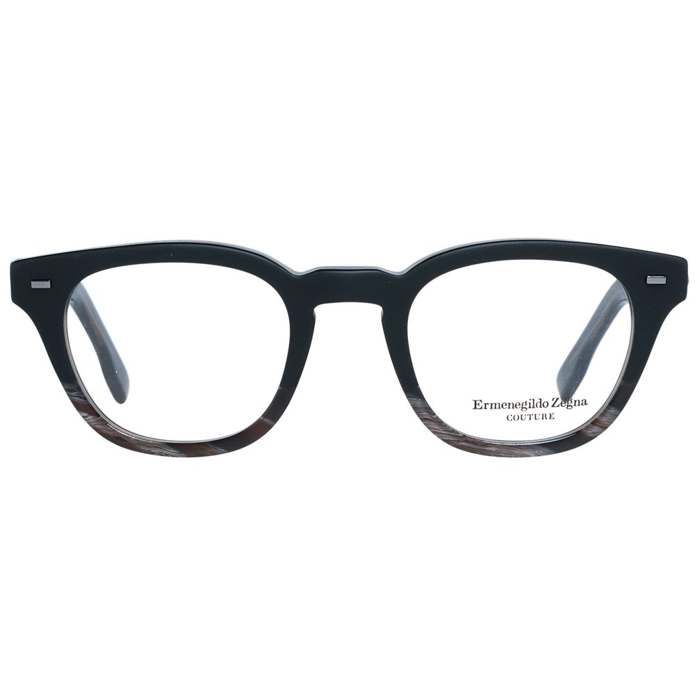 Monture de lunettes pour homme noire Ermenegildo Zegna