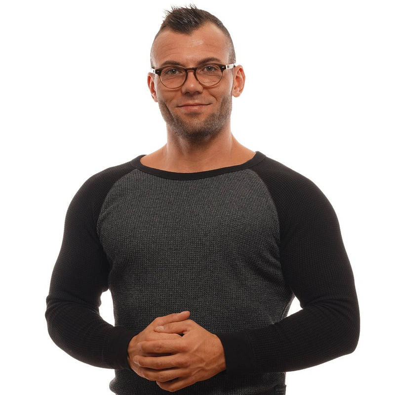 Monture de lunettes pour homme marron Ermenegildo Zegna