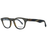Monture de lunettes pour homme Ermenegildo Zegna, couleur olive.