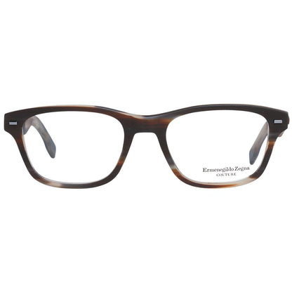 Monture de lunettes pour homme marron Ermenegildo Zegna