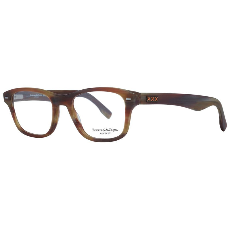 Monture de lunettes pour homme marron Ermenegildo Zegna