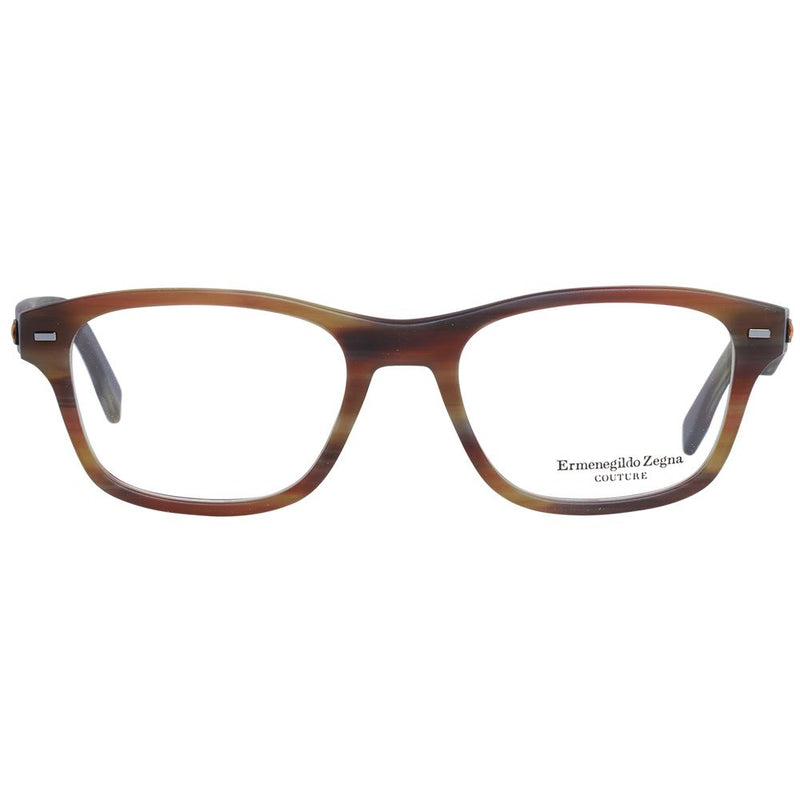 Monture de lunettes pour homme marron Ermenegildo Zegna