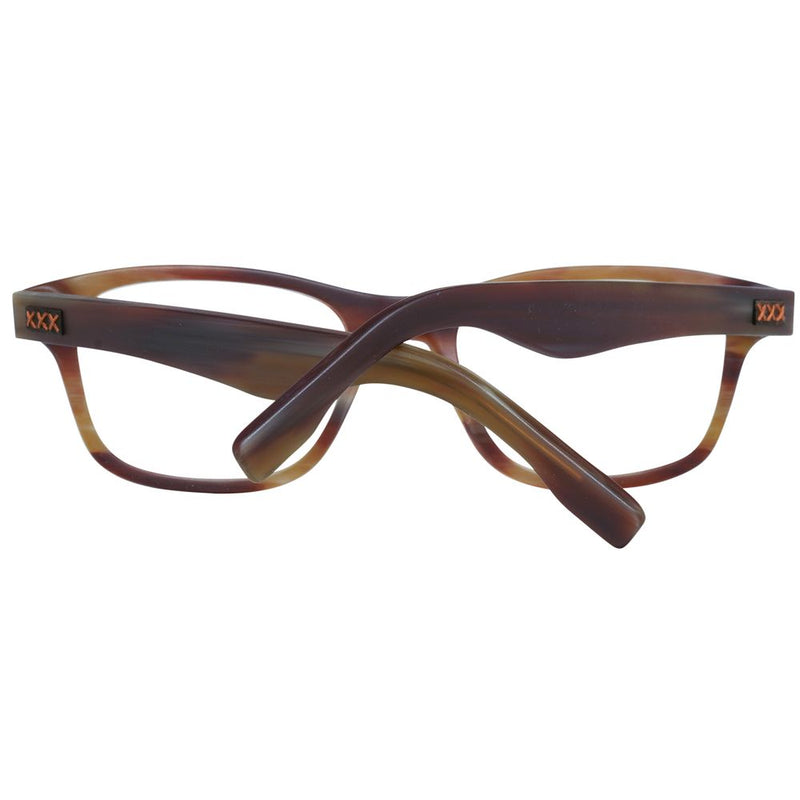 Monture de lunettes pour homme marron Ermenegildo Zegna