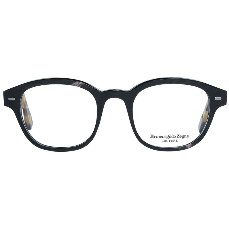 Ermenegildo Zegna Brown Horn Glasses (Frames) for Men