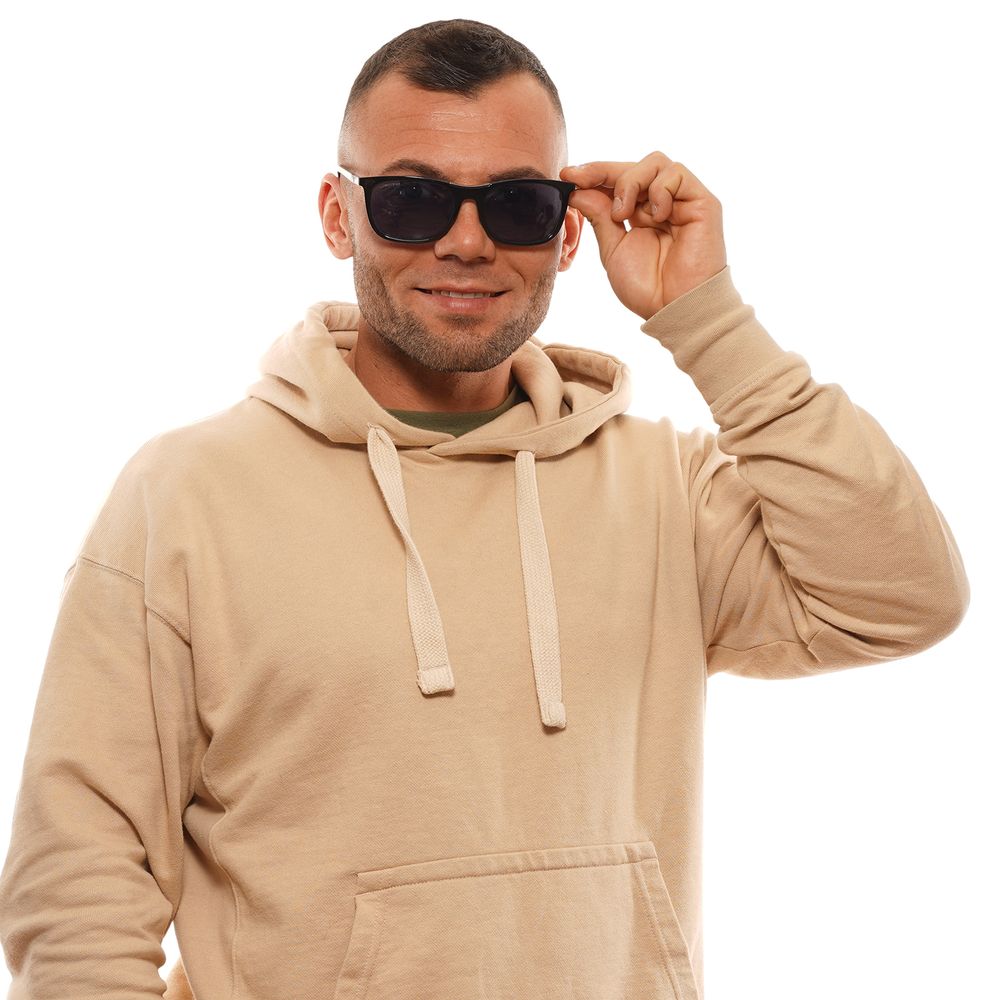 Lunettes de soleil pour homme Longines, noires
