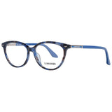 Longines Blue Cat Eye Women Glasses Frame