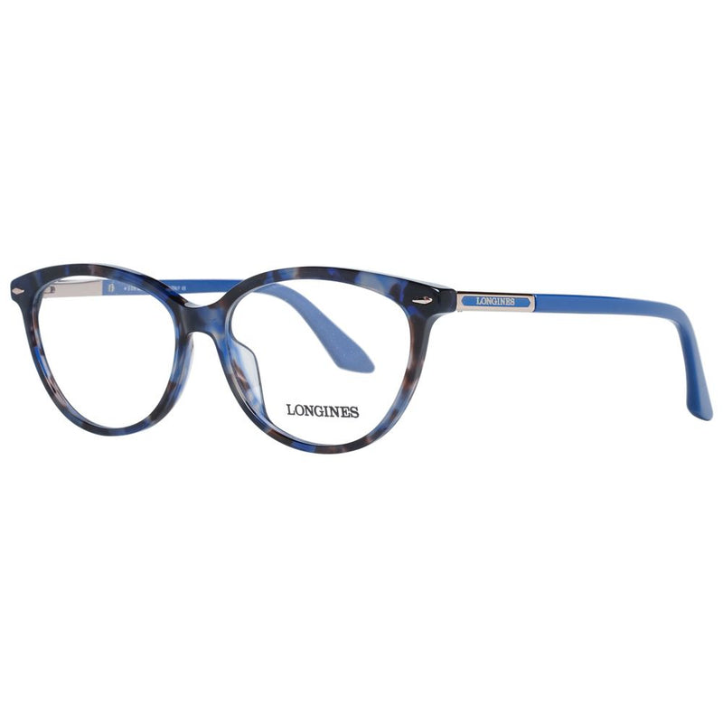Longines Blue Cat Eye Women Glasses Frame