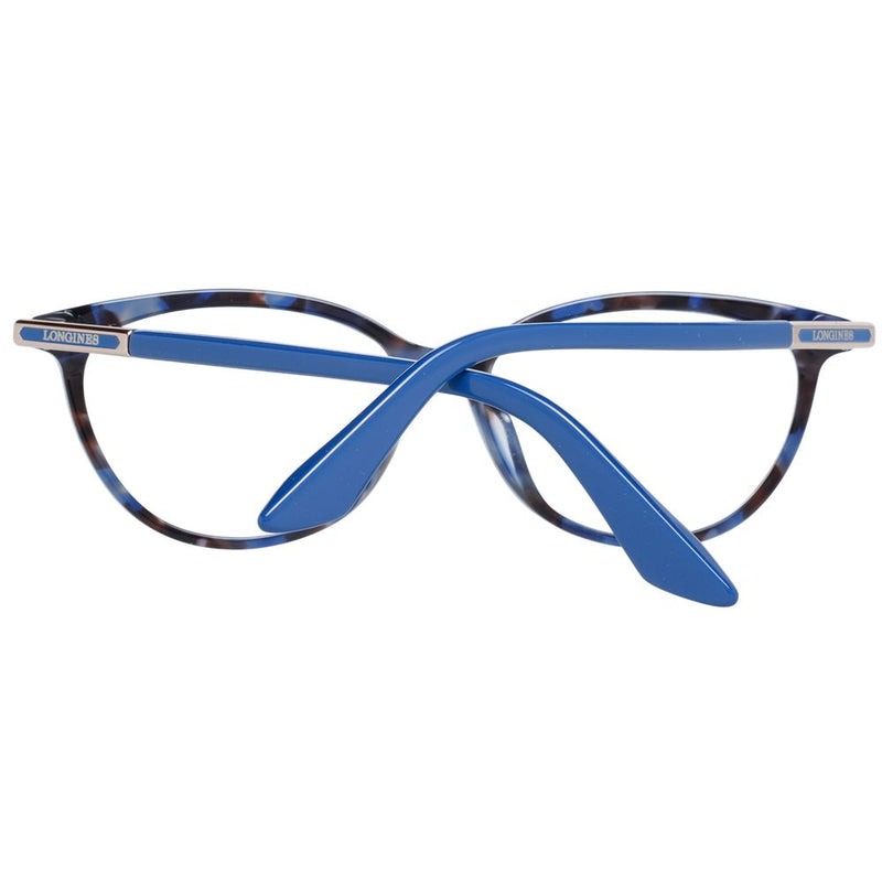 Longines Blue Cat Eye Women Glasses Frame