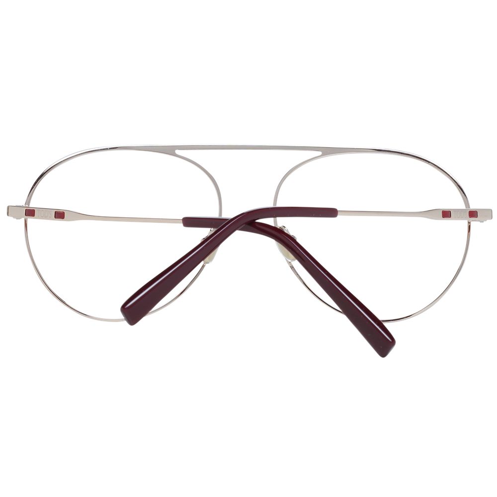 Tod's Red Women Glasses Frame - Elegant Aviator Style