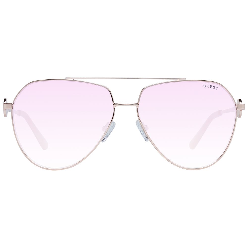Guess Rose Gold Women Sunglasses - Elegant Aviator Style