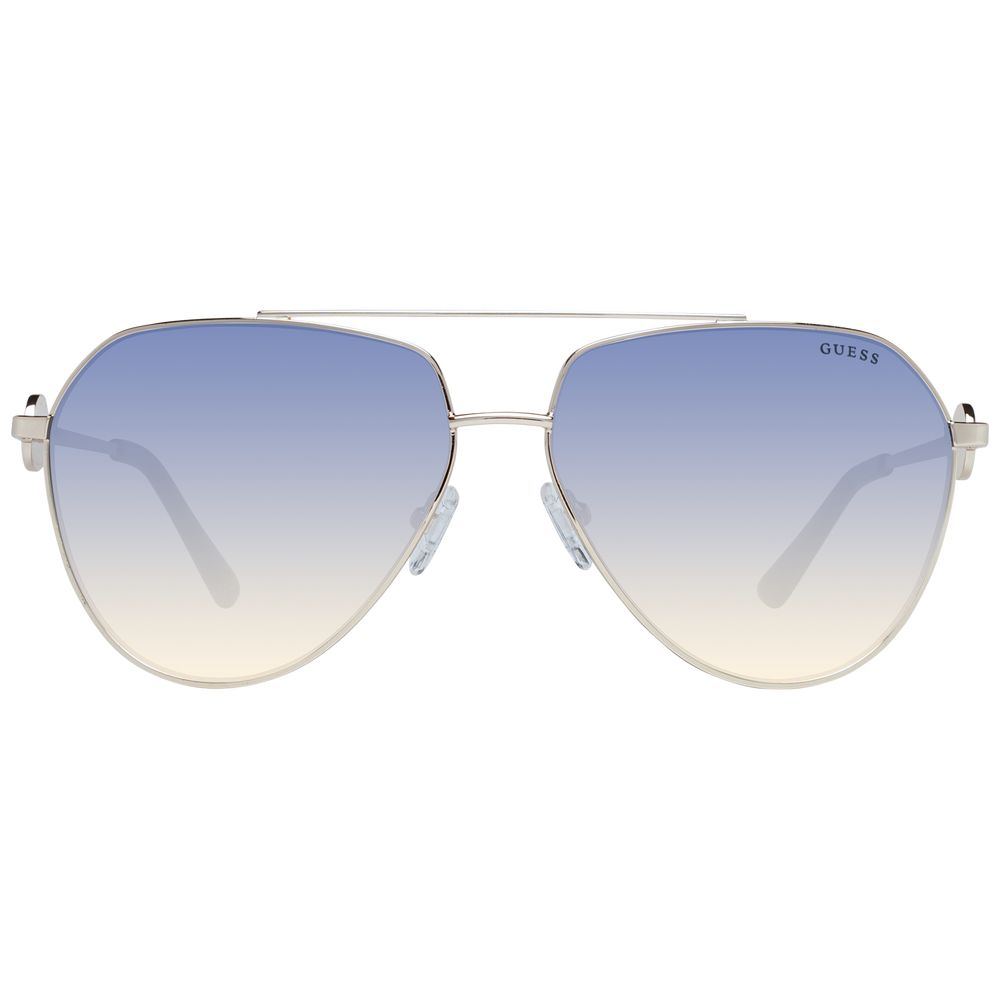 Guess Gold Women Sunglass - Chic Aviator Style with UV Protection