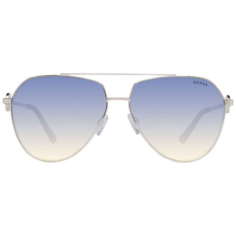 Guess Gold Women Sunglass - Chic Aviator Style with UV Protection