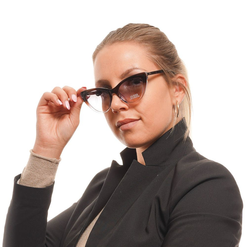 Guess Brown Cat Eye Sunglasses for Women